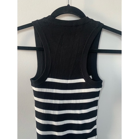 NWOT Commense Utility Stripe Sweater Vest - Picture 5 of 7